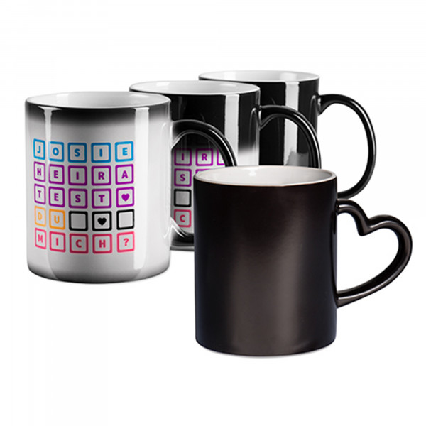 Herz Farbwechseltasse mit Magic-Thermo-Effekt